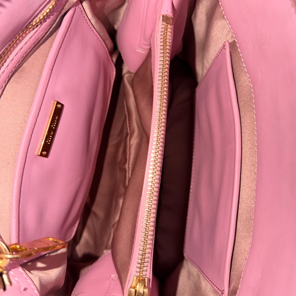 Authentic Miu Miu Matelasse Two-way Satchel Crossbody Handbag - Picture 9 of 16